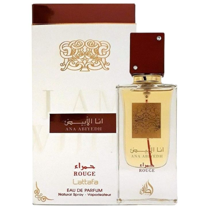Lattafa's Ana Abiyedh Rouge 60ml